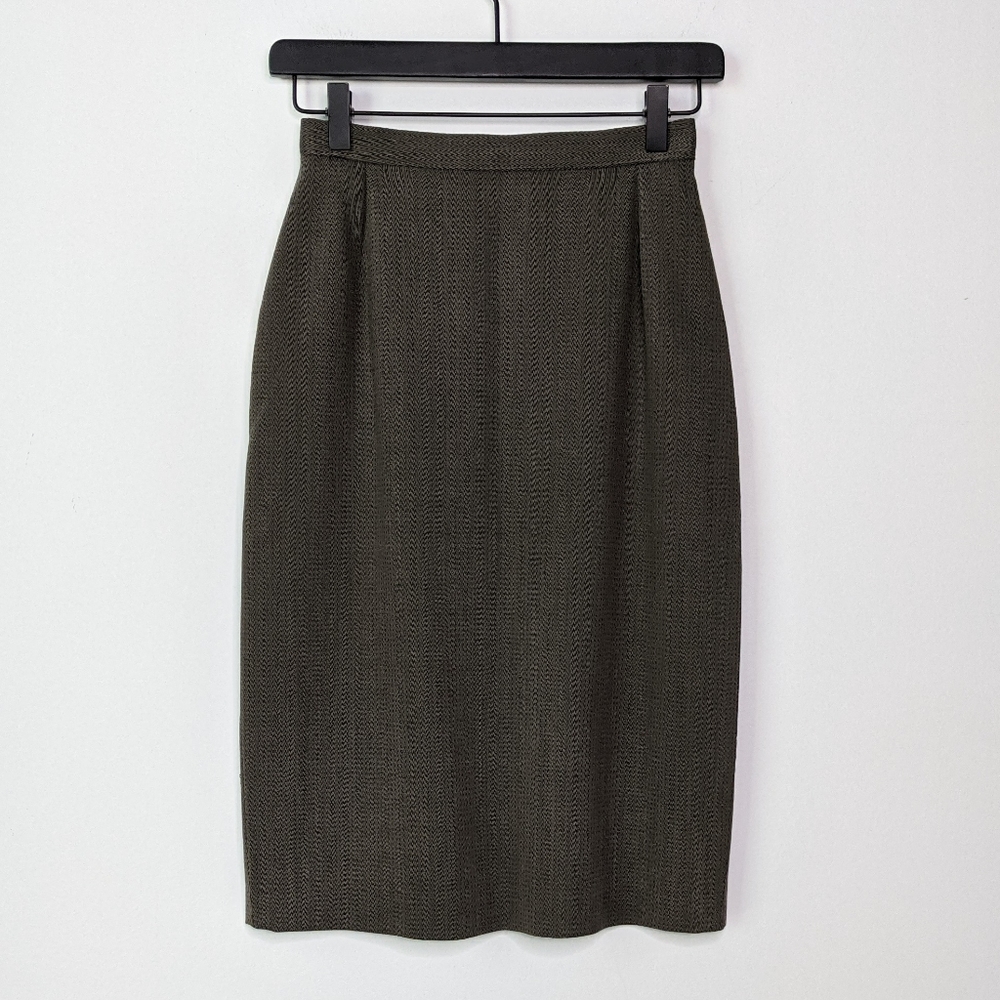 Giorgio Armani Gruppo GFT Wool Pencil Skirt - Picture 10 of 10